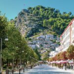 Ville de Berat en Albanie